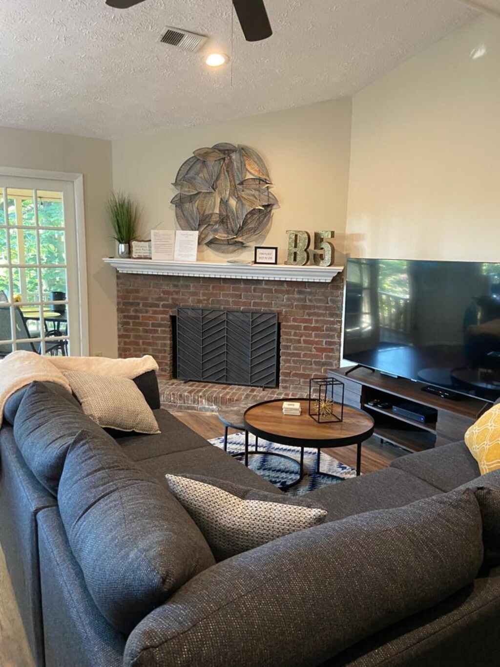 Living room entertainment area